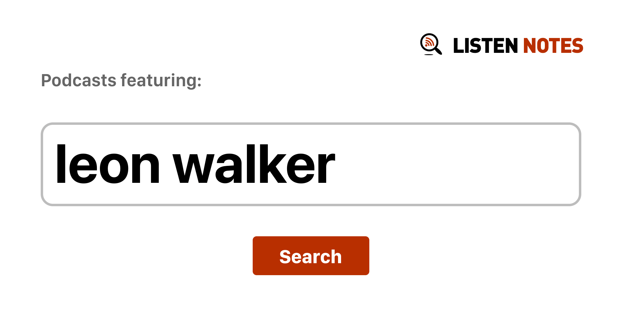 Leon Walker Top podcastepisoder